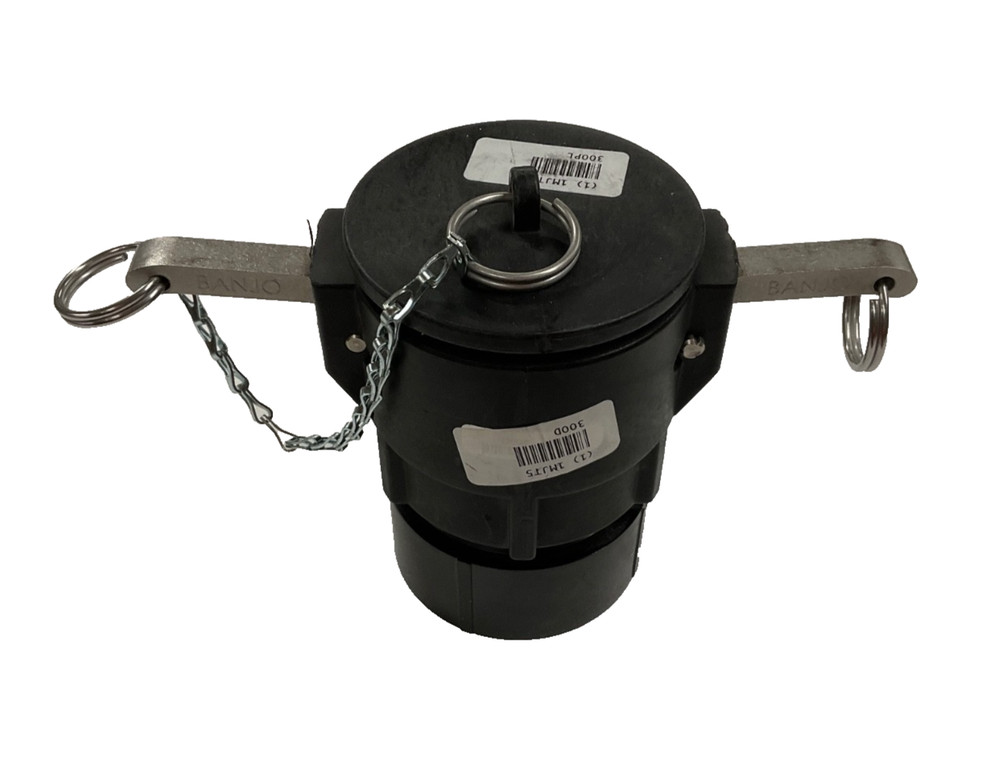 Banjo 4" Cam Lever Coupling With Plug