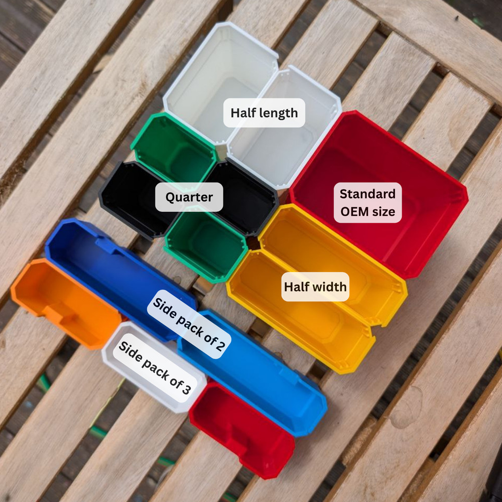 DeWalt TSTAK Organiser Bins - Precise Fit