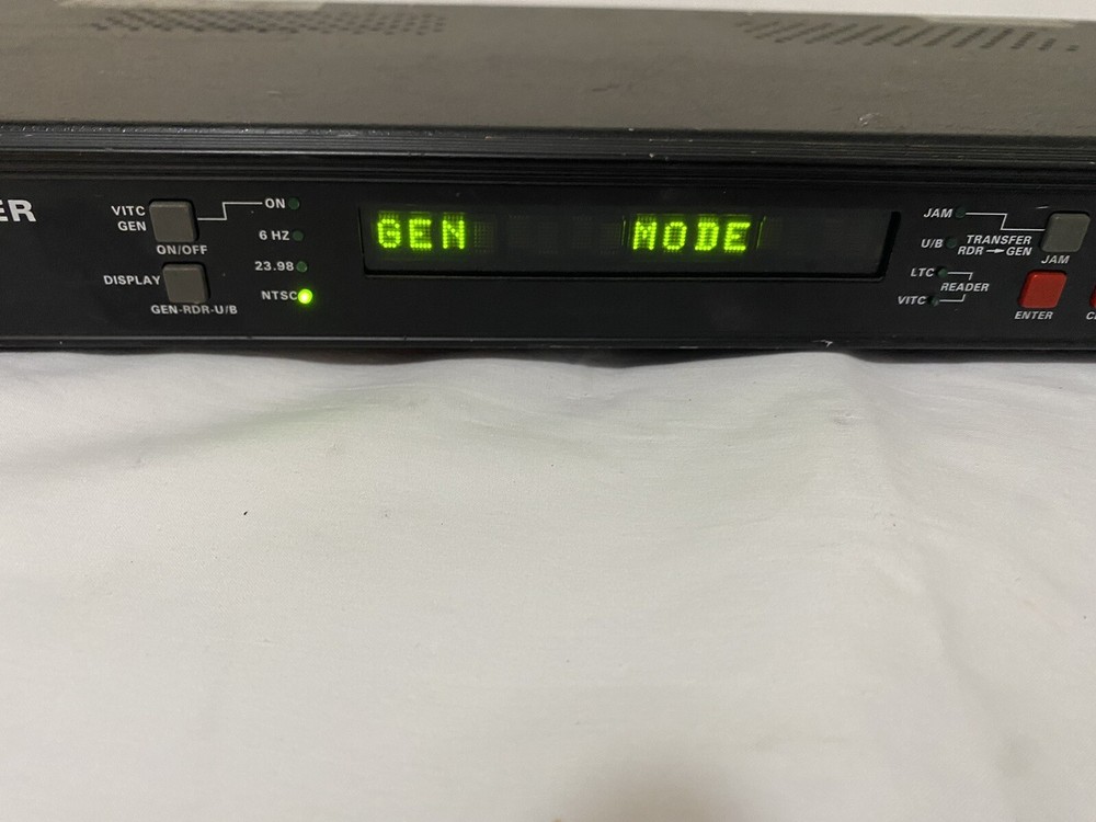 Evertz 5010-24Fps Time Code Master Generator/Reader Console