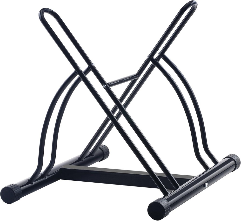 Soporte de suelo para dos bicicletas