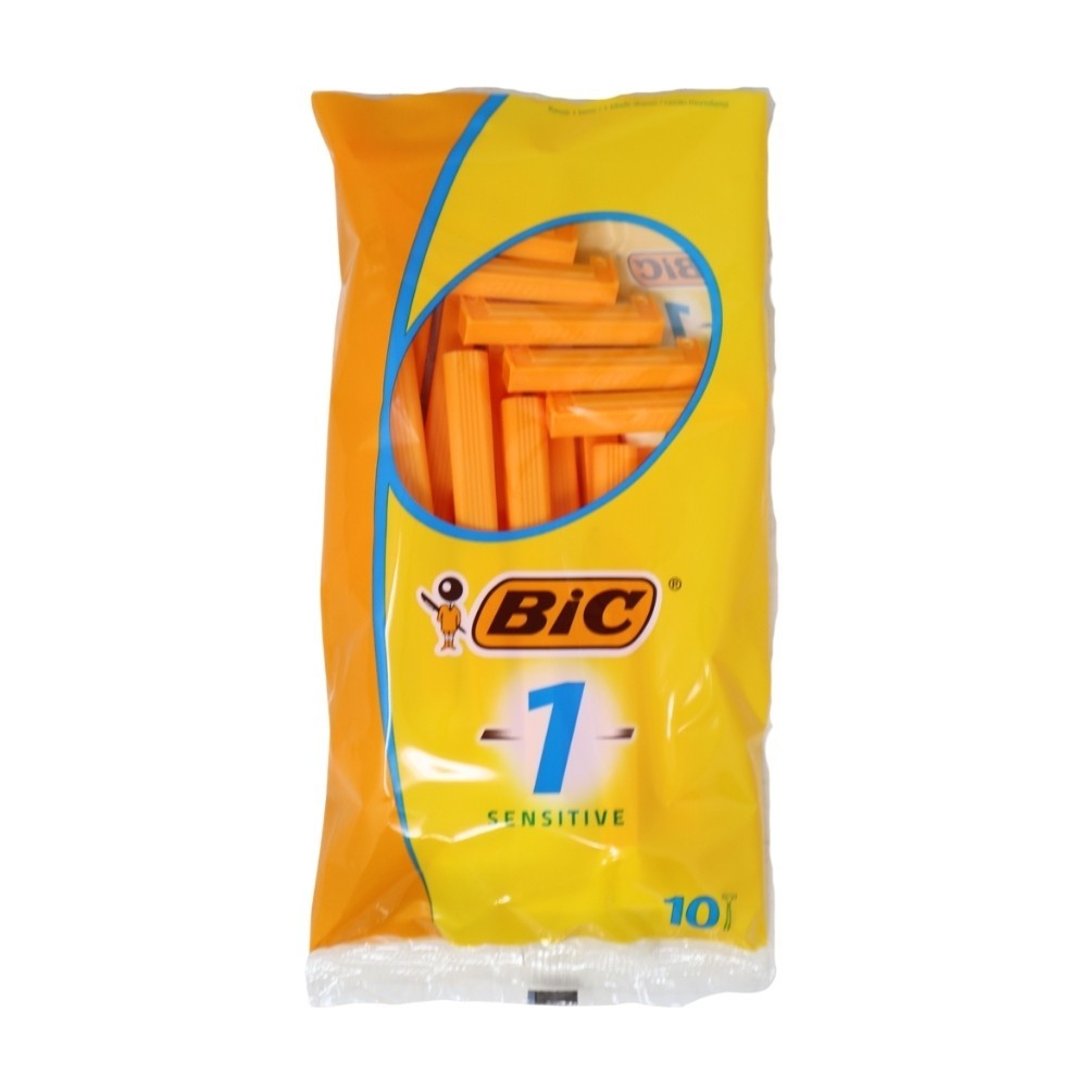 Bic 1 Sensitive Disposable Razors, 10-Pack