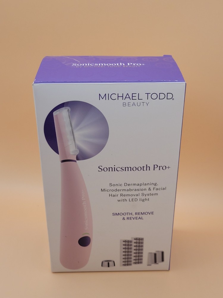 Michael Todd Beauty Sonicsmooth Pro+ Pink Sonic Dermaplaning System
