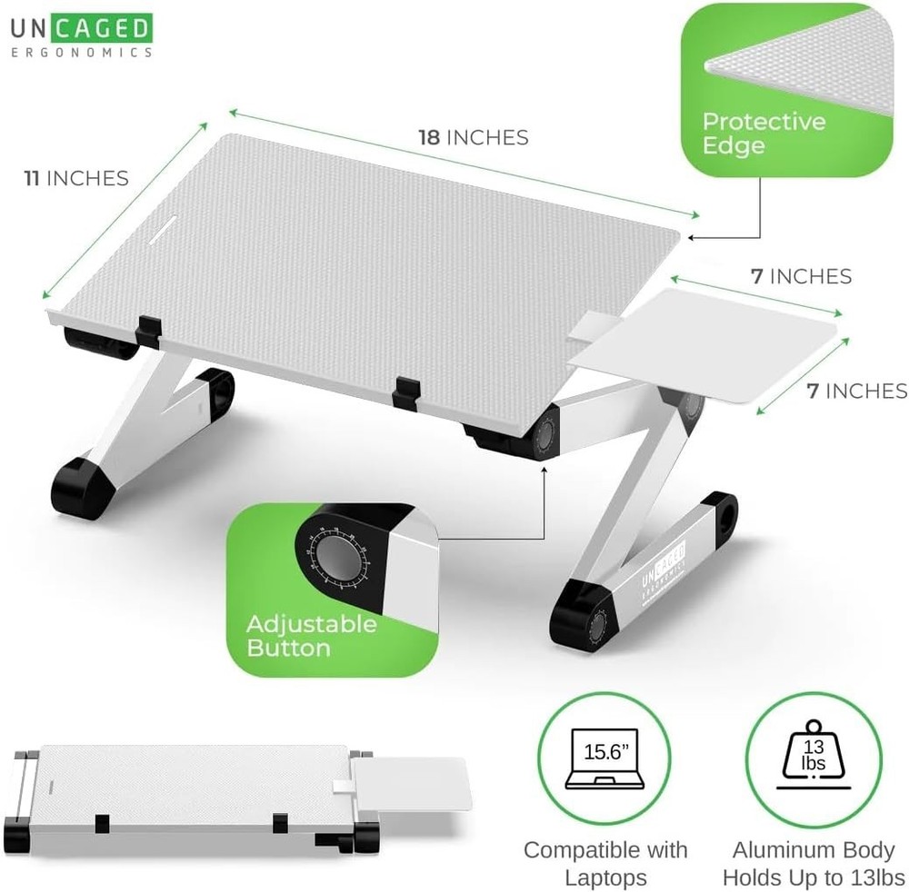 Adjustable Keyboard Tray, Silver, Ergonomic, Wrist Rest