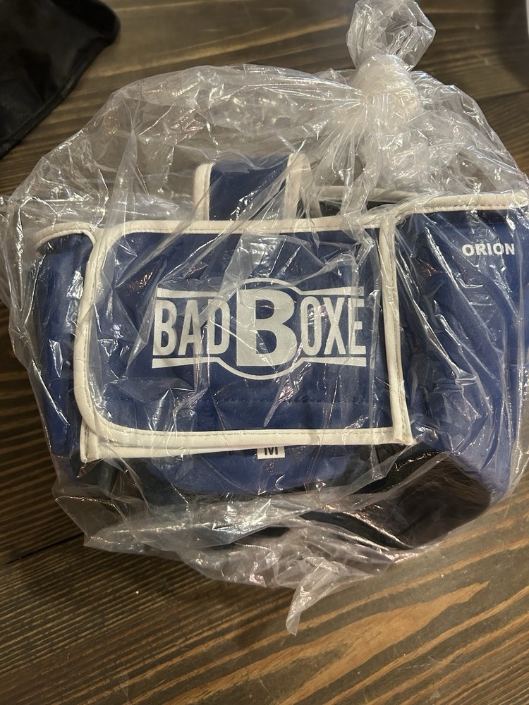 Sparring Twister Bad Boxe Headgear Blue/White Size Medium