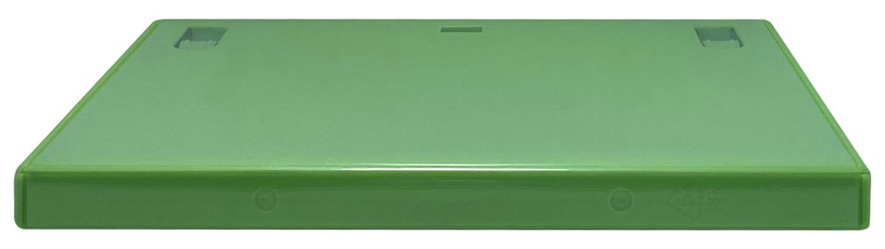 100 STANDARD Solid Green Color Single DVD Cases & 100 Matte Inserts