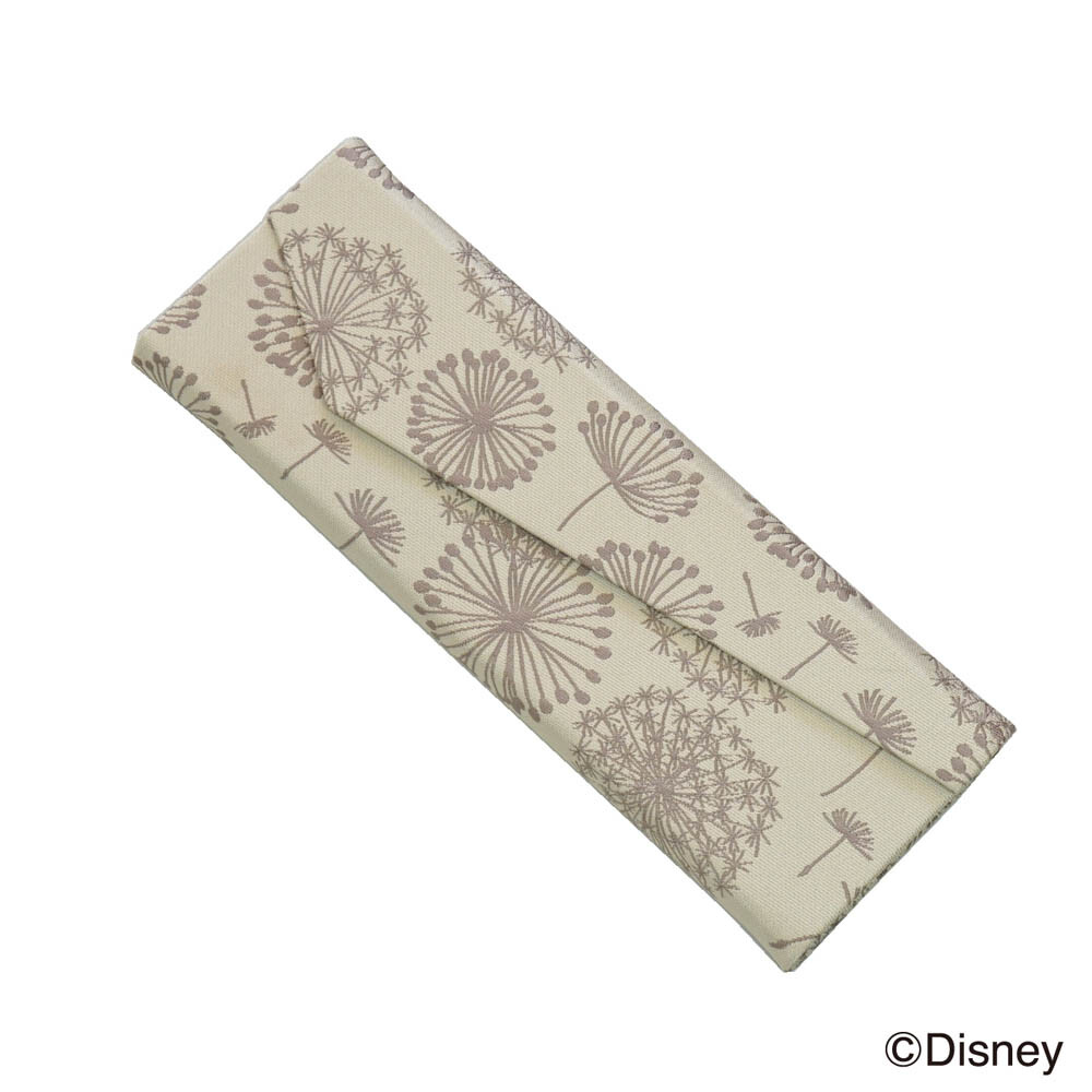 Peter Pan Tinkerbell Pattern Beige Glasses Case Foldable slim Disney Japan New