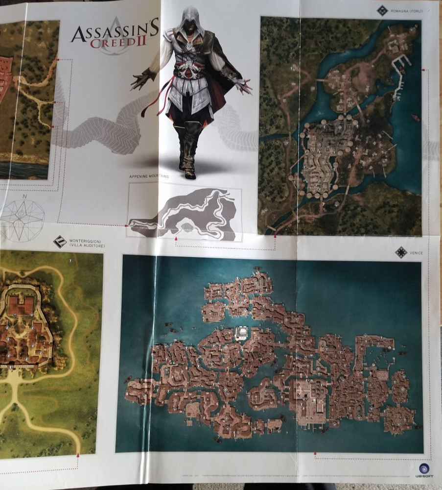 Assassin's Creed II Strategy guide, With Map (Pre-owned)
