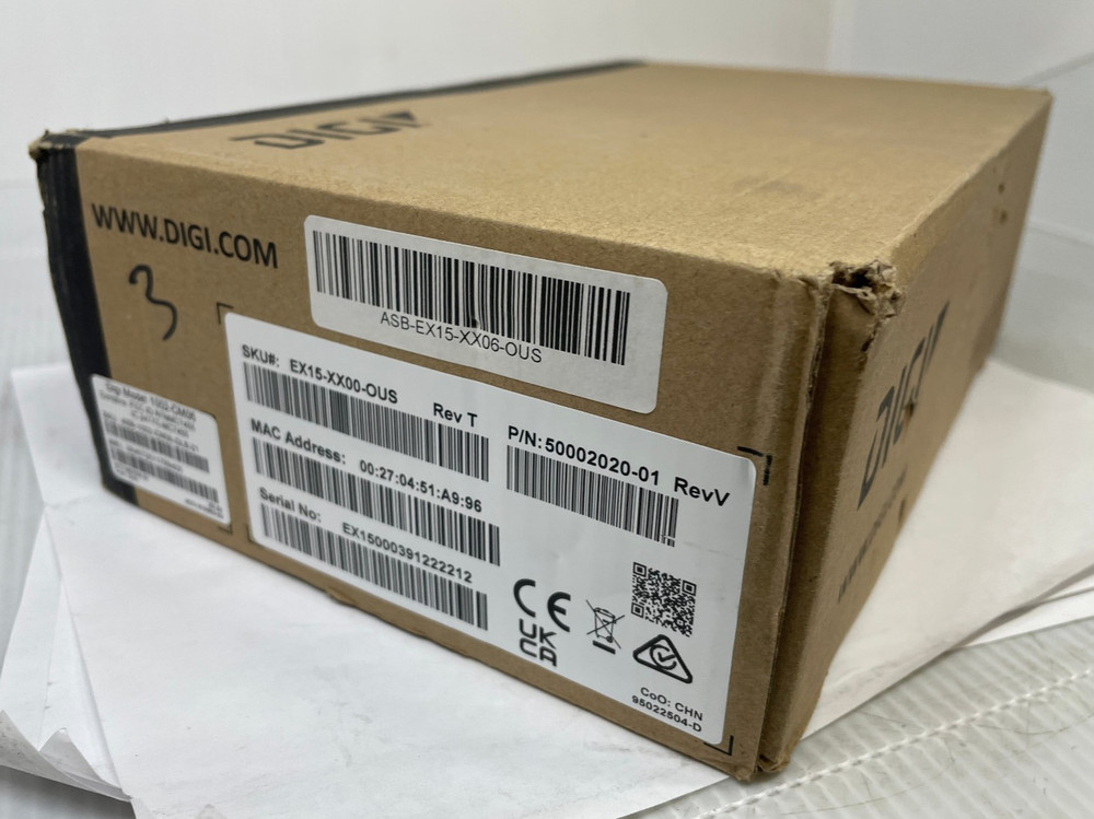 Digi EX15 Model 1002-CM06 Cellular Modem/ Router Ethernet
