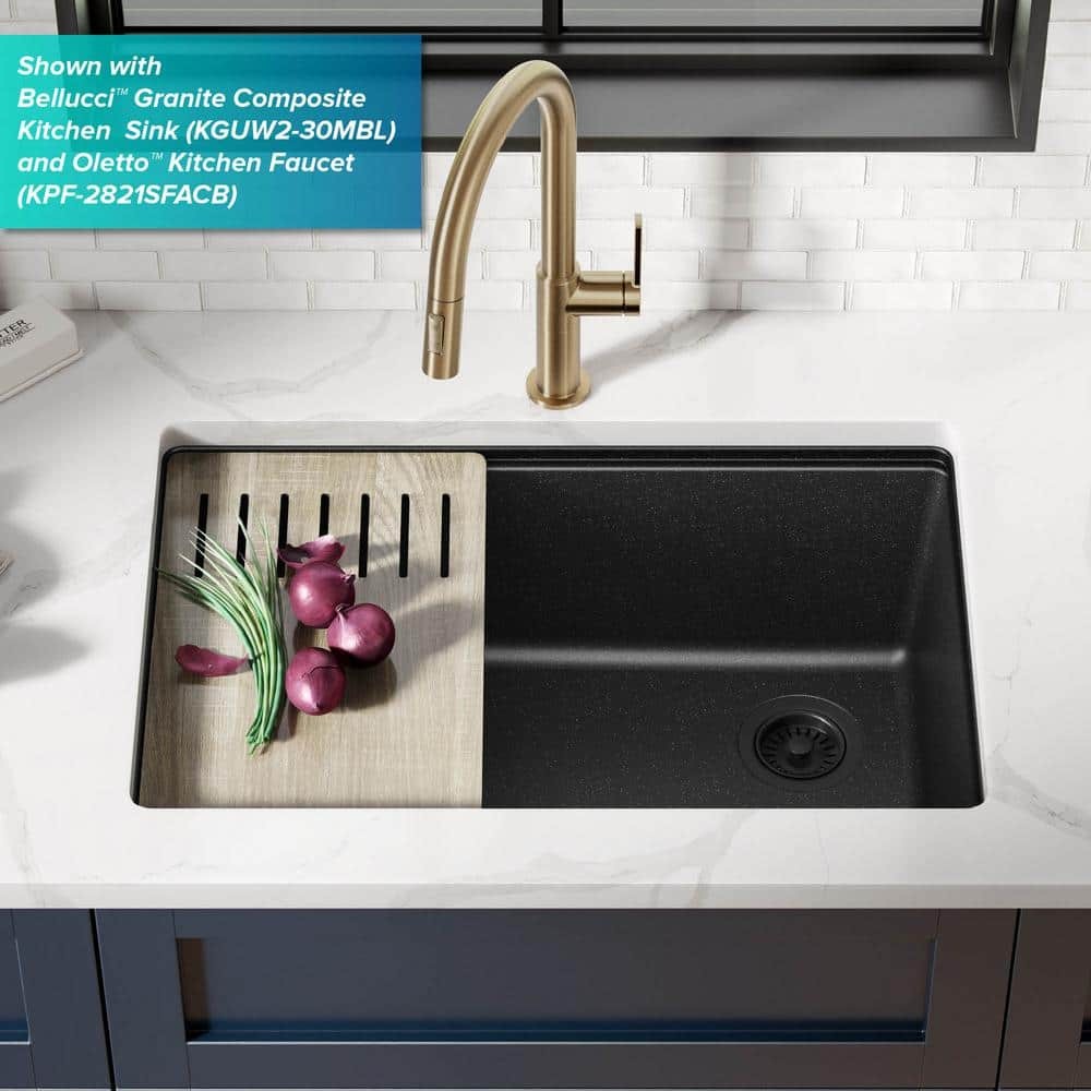 KRAUS Kitchen Sink Strainer in Black