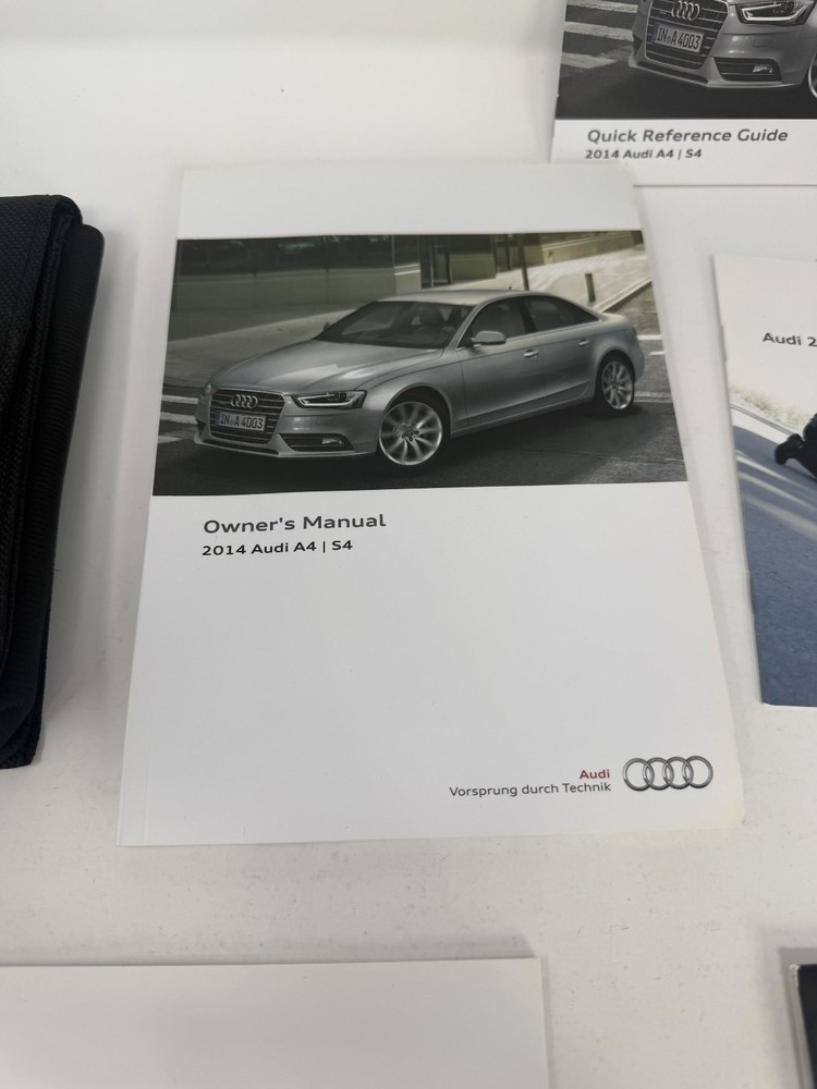 2014 Audi A4 S4 Owners Manual OEM Complete Set