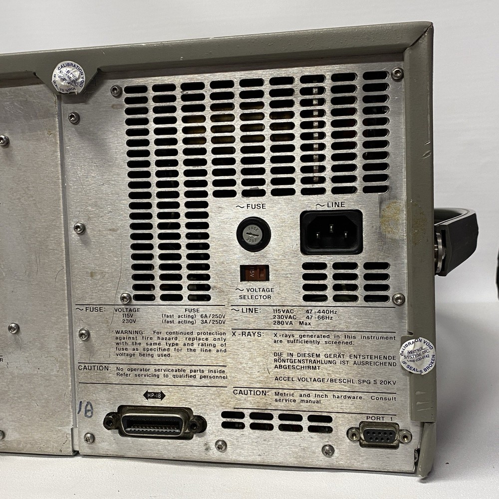 HP 35665A Dynamic Signal Analyzer Pre Owned. Read RS18