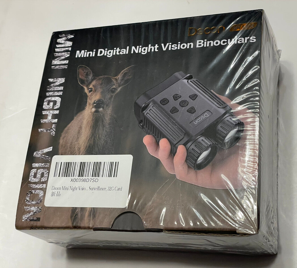 Dsoon Mini Night Vision Goggles, Digital Infrared Binoculars, 984ft Range, 1080p