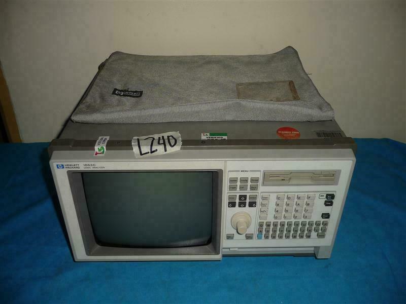 HP Agilent 1663C Logic Analyzer w/ Missing Front Cover Expedited Shipping