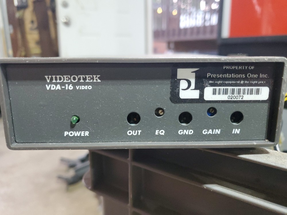 Videotek VDA-16 Video Distribution Amplifier