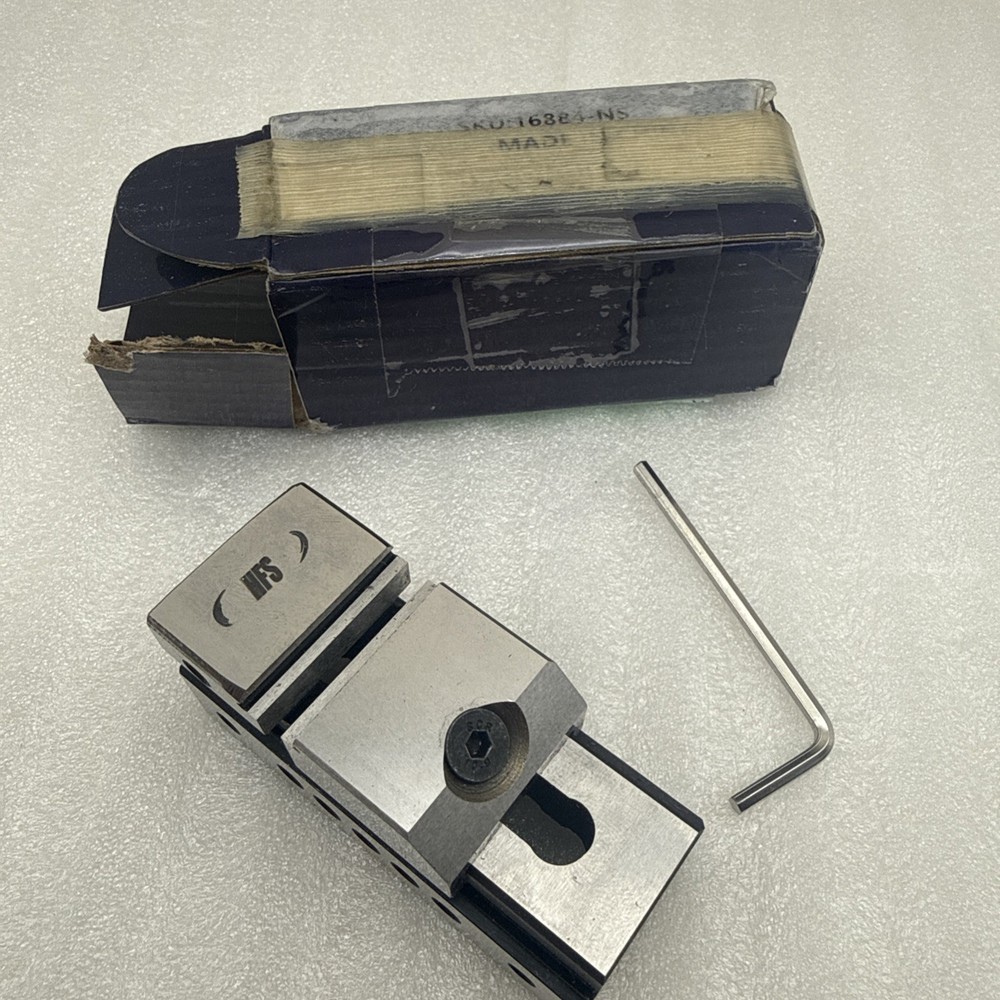 1'' High Precision Grinding Screwless Mini Insert Vise Toolmaker Steel .0002''..