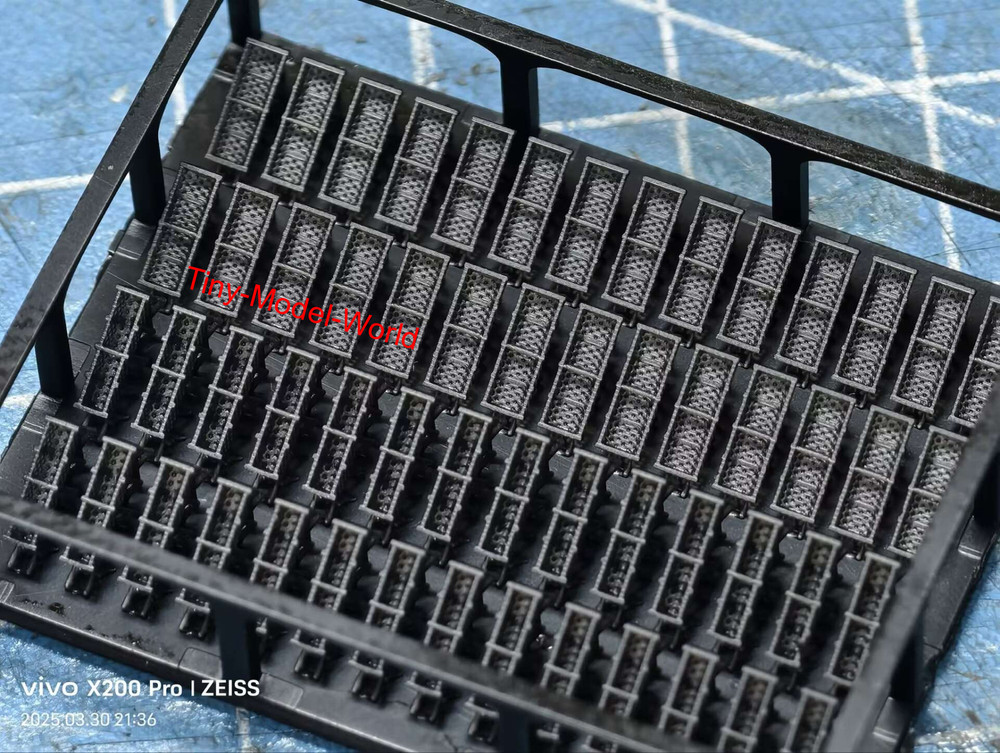 3D Printed 1/700 US Navy Floater Nets Basket Side Unpainted model