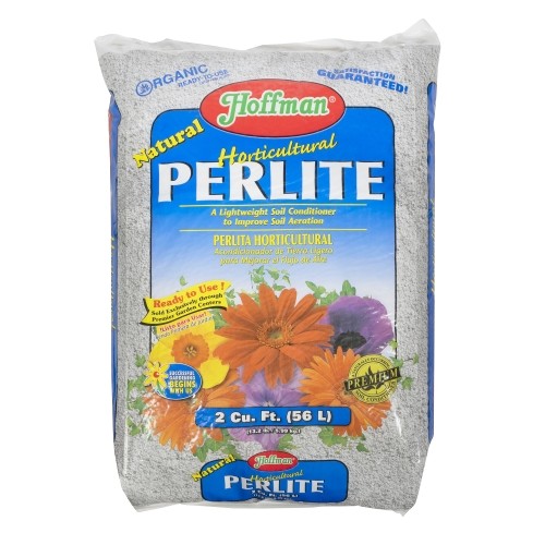 Hoffman Horticultural Perlite — Soil Conditioner for Drainage & Aeration — 2 cf