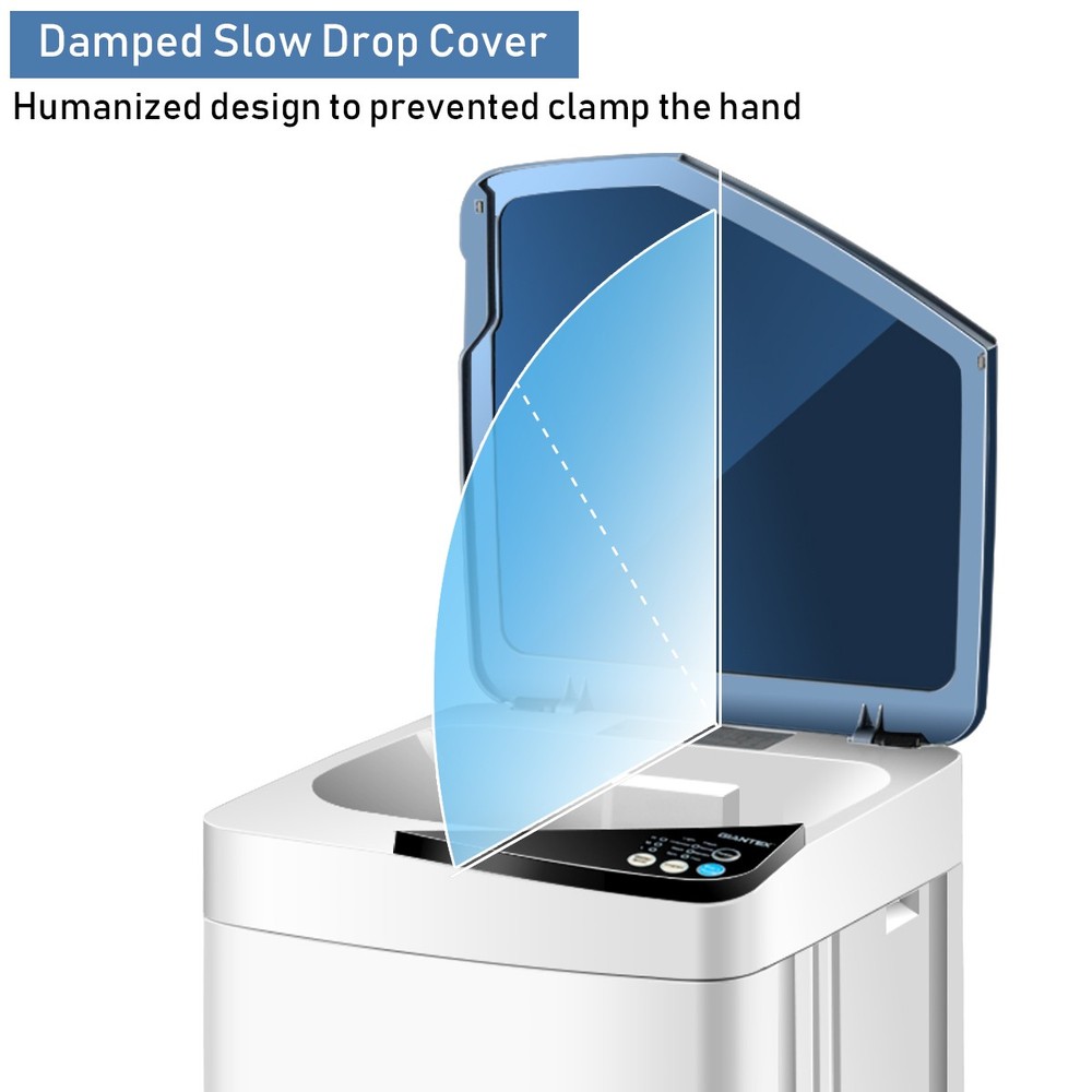 Costway Full-Automatic Washing Machine 7.7 lbs Washer/Spinner Germicidal Blue