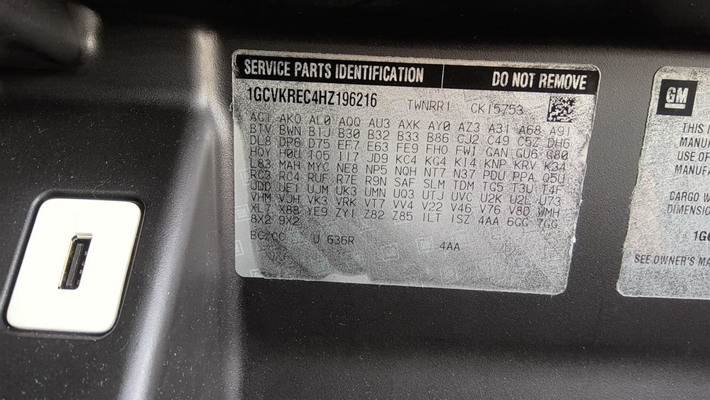 2017 Chevrolet Silverado 1500 Air Shutter