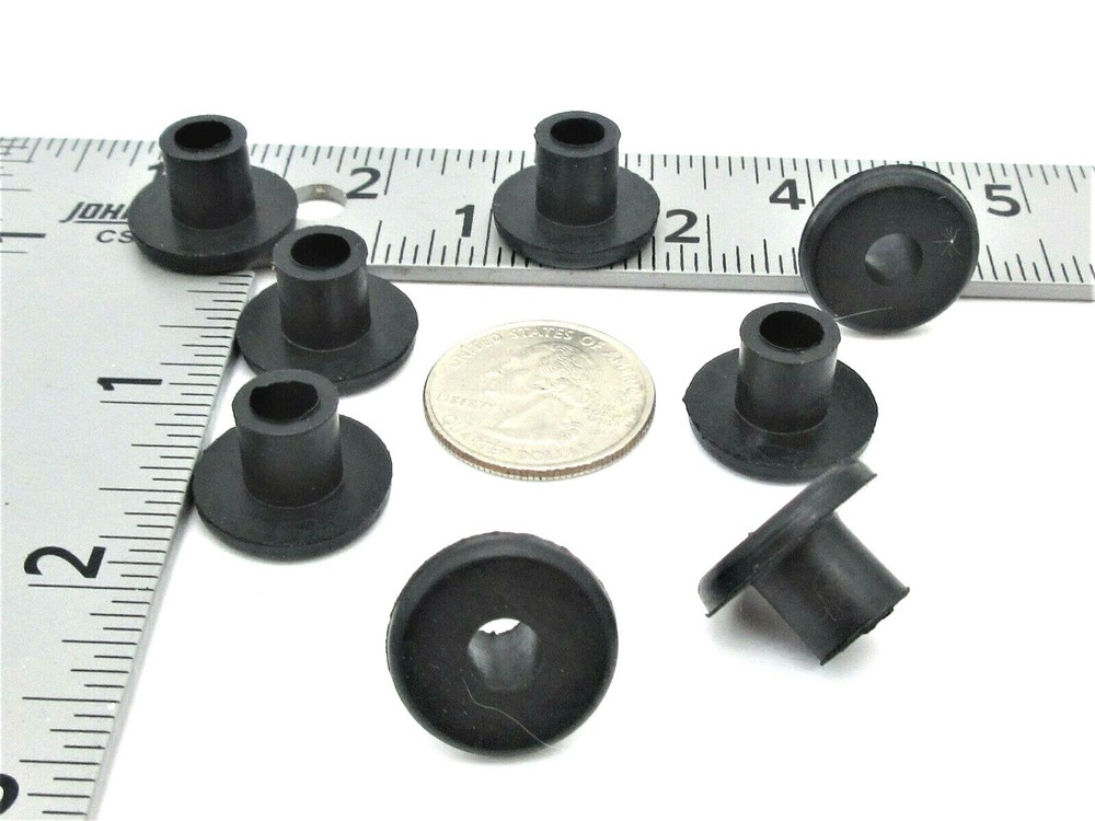 1/2” Hole Size x 5/16” ID w 3/4”OD Rubber Panel Bushings Wire Cable Cord