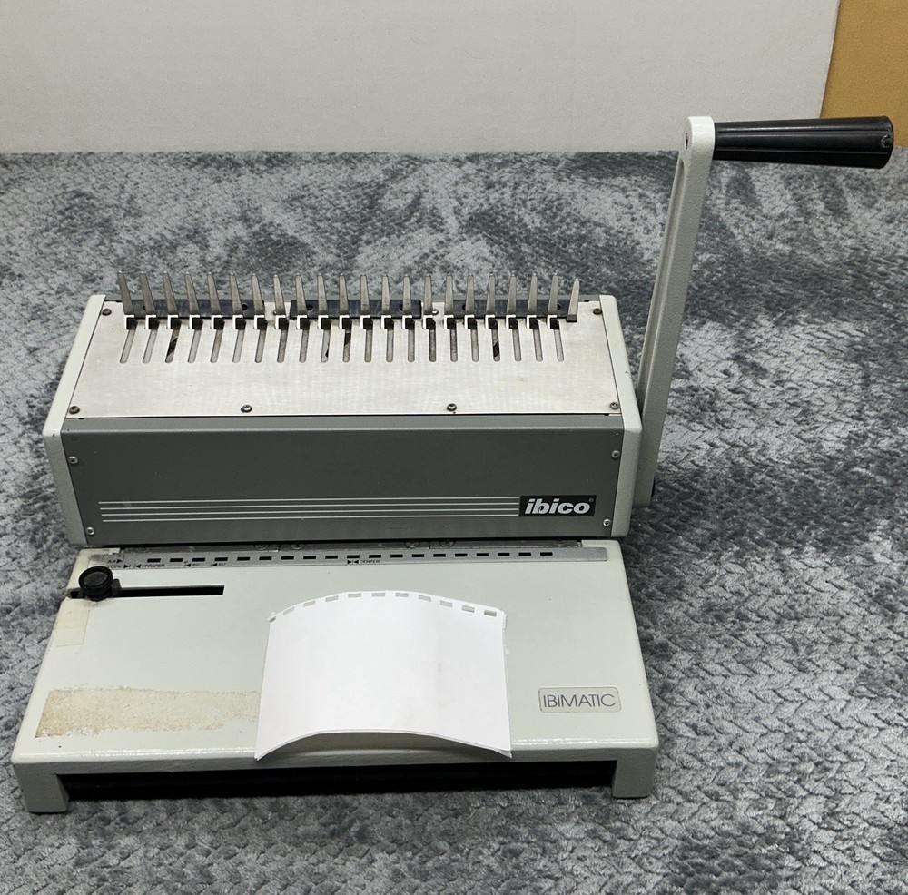 Ibico IBIMATIC Manual Comb Binding Machine Heavy Duty