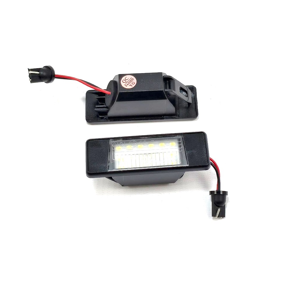 LED White License Plate Lights For Nissan Juke Navara Armada NV200 Infiniti Q50