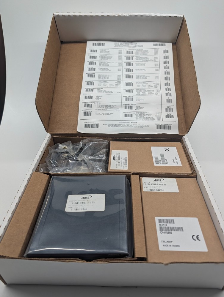 AML M1000-DEC Barcode Decoder Kit M1000SLT-OPV506 Complete w/ Cables