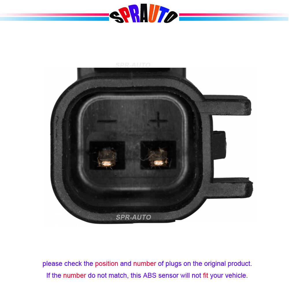 For 9-4X 11 CADILLAC SRX 2010-2016 ABS Wheel Speed Sensor Set Front Right & Left