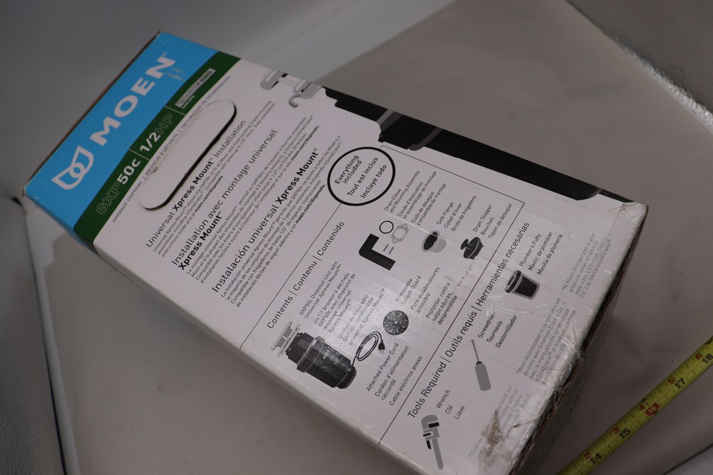 Moen GXP50C 1/2 hp Garbage Disposal 026508261804 New free ship USA