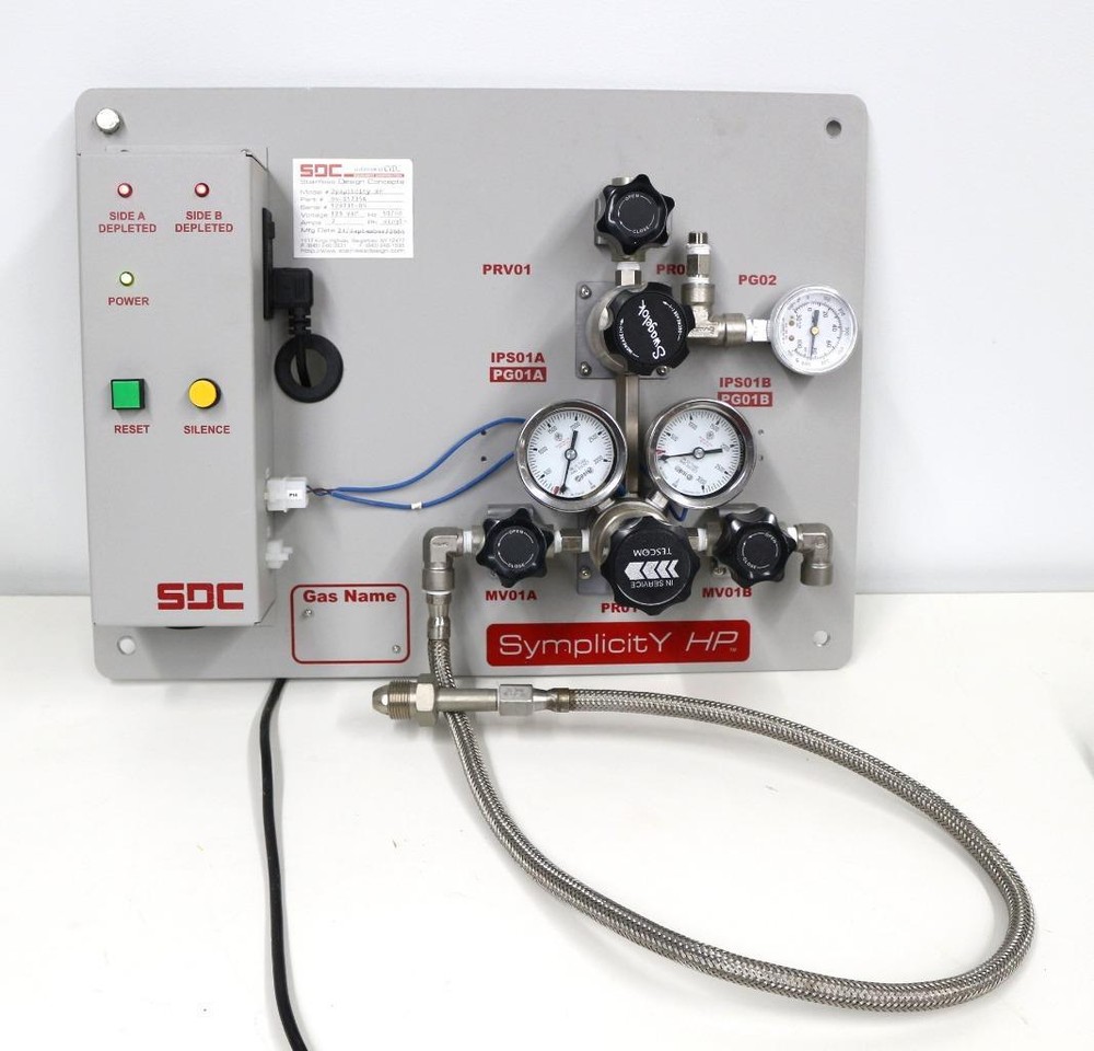 SDC SymplicityHP Semi-auto High-Purity Gas Panel