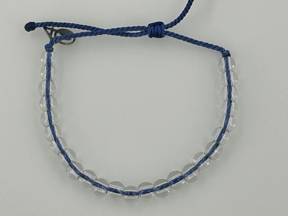 4Ocean Bead Adjustable Blue Cord Bracelet
