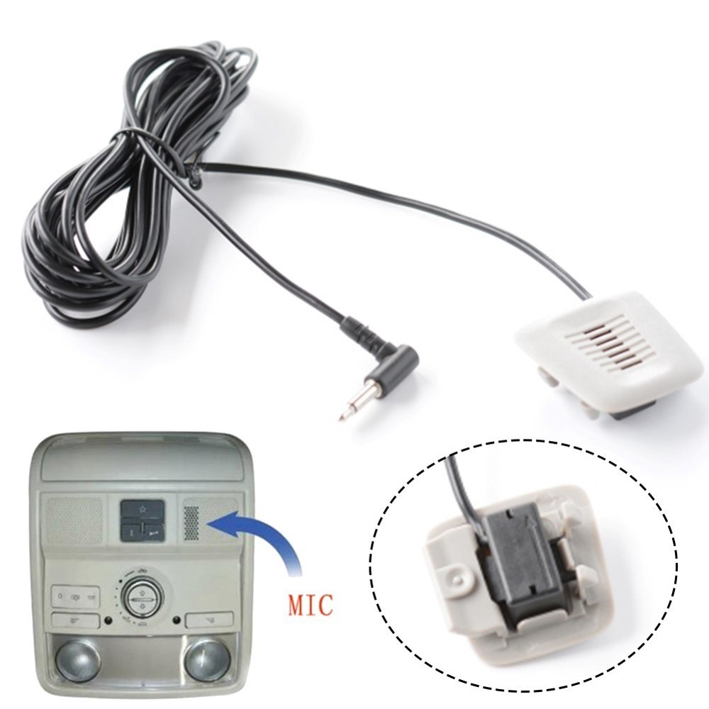 Reading Light Panel Installation Car Stereo Wired External Microphone for BMW