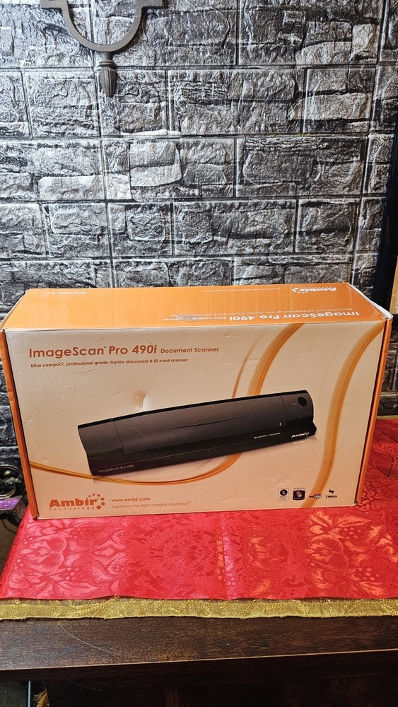 Ambir ImageScan Pro 490i  Duplex Document and ID Scanner