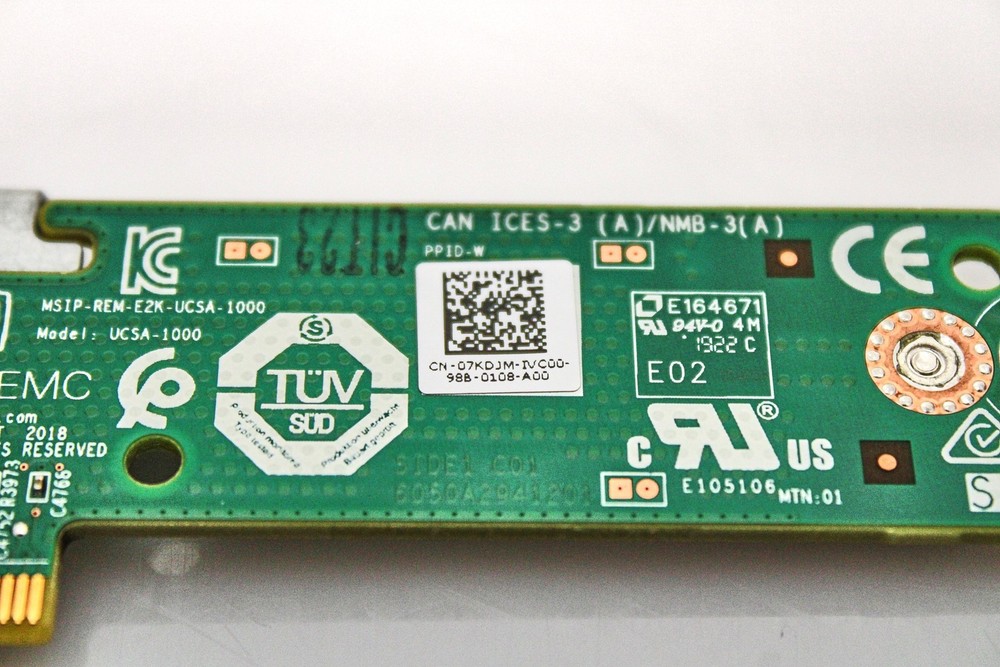 Dell 7KDJM Boss Boot Card M.2 M640/FC640 Optimized Server Storage Module