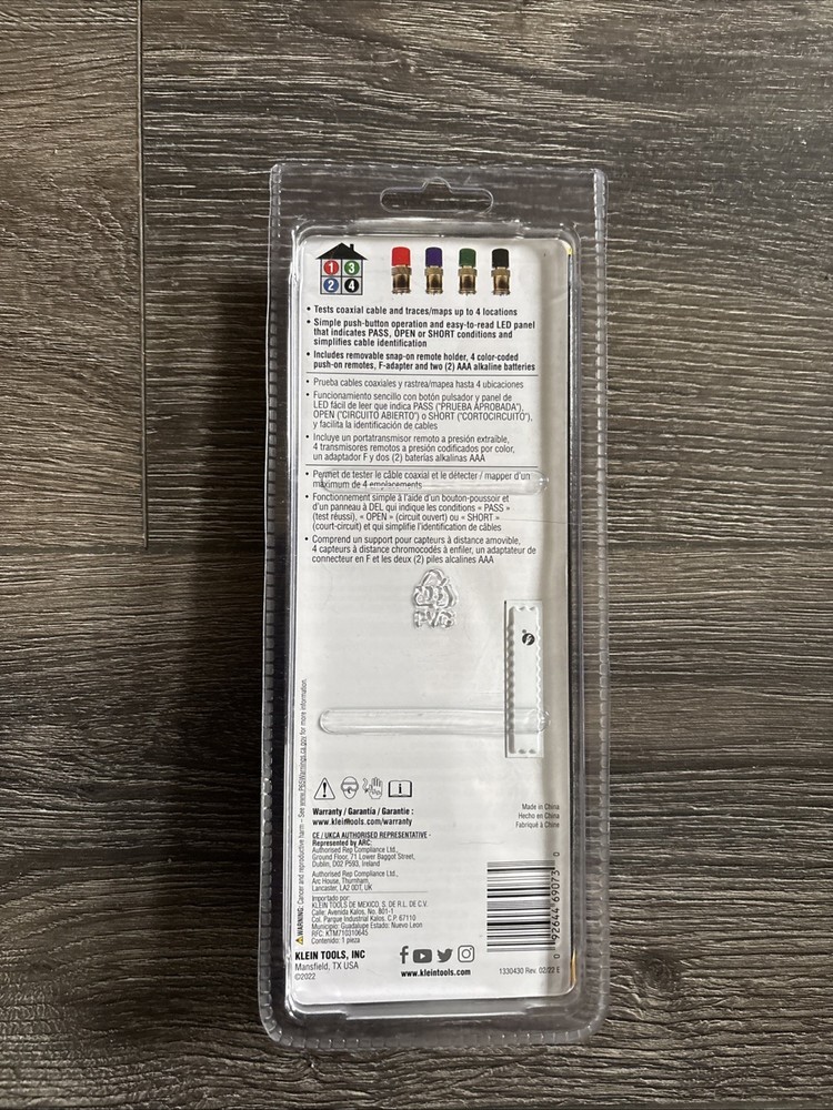 Klein Tools VDV512-101 Coax Explorer 2 Tester & Remote Kit