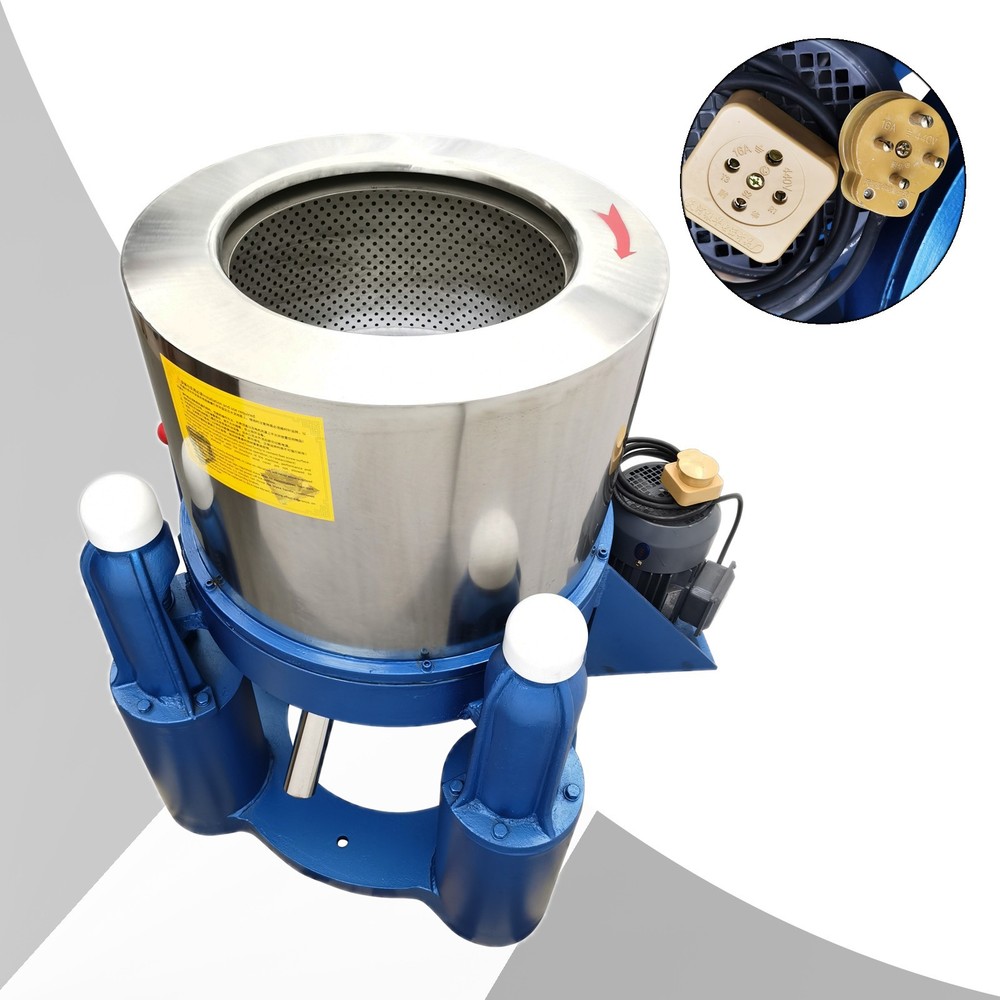 Industrial Solid-Liquid Separator Centrifuge (220V 3PH 4HP, 50kg Capacity)
