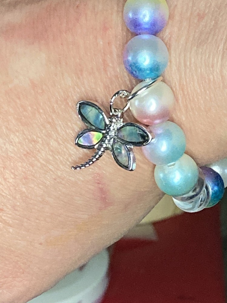 Magical Dragonfly Beaded Bracelet