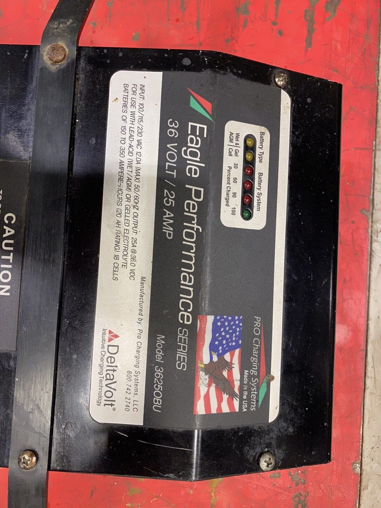 Battery Charger 36 volt 25 amp Eagle Performance Dual Pro Pro Charging