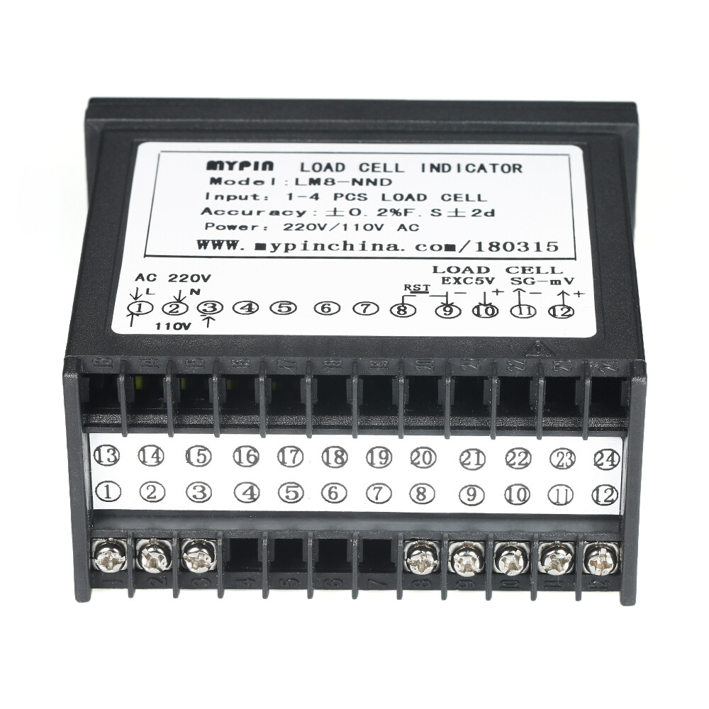 Digital Display Weighing Meter Load-cells Indicator 1~4 Load Cells H6A6