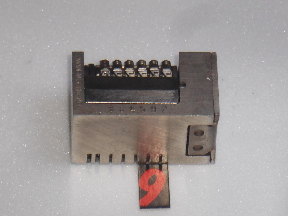 ACME | letterpress numbering machine |9