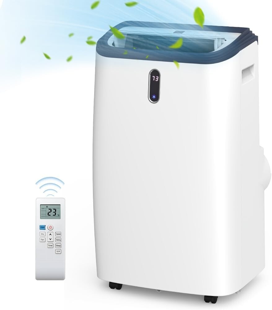 Portable Air Conditioner 12000 BTU,Portable AC Unit Cools up 550 sqft Remote
