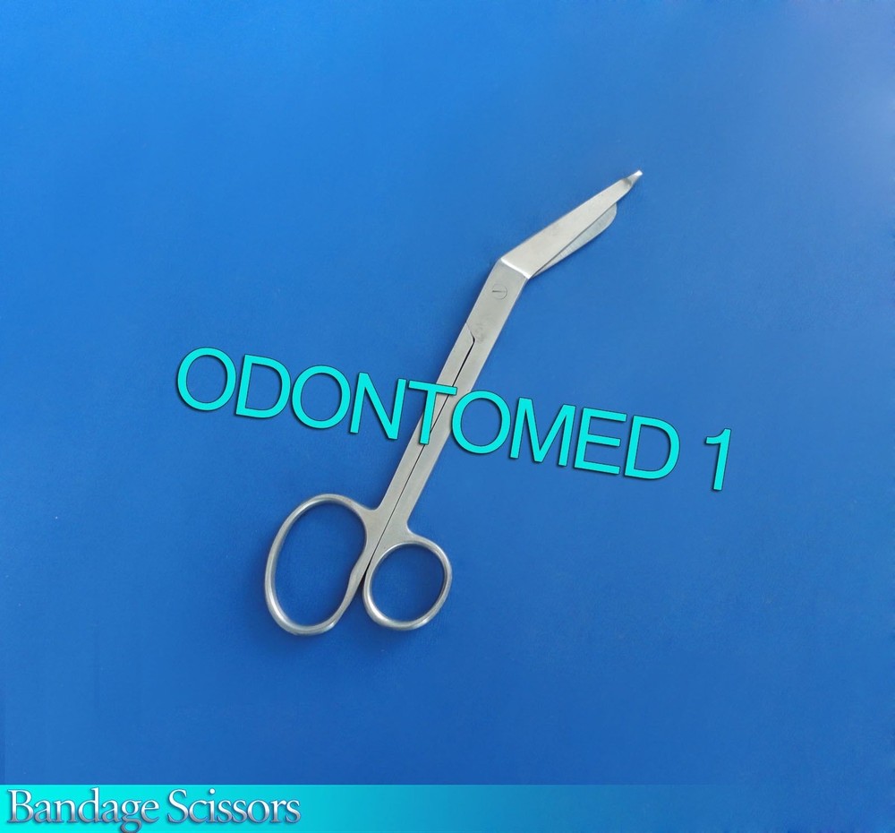 3 Large Ring Lister Bandage Scissors 5.5"