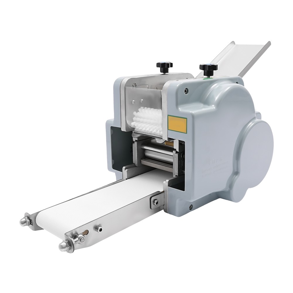 Automatic Dumpling Skin Machine 110V Dumpling Wrapper Maker 60 Pieces/Min Silver