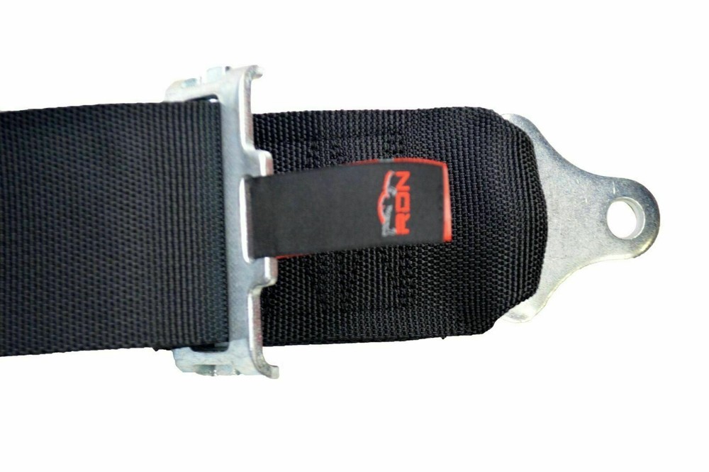 HANS RACING HARNESS 5 POINT BLACK SFI 16.1 LATCH & LINK PULL UP LAP BELTS