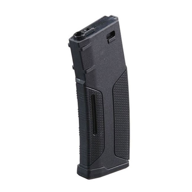 Lancer Tactical Advanced Polymer 140rd Mid-Cap Airsoft Magazine Black