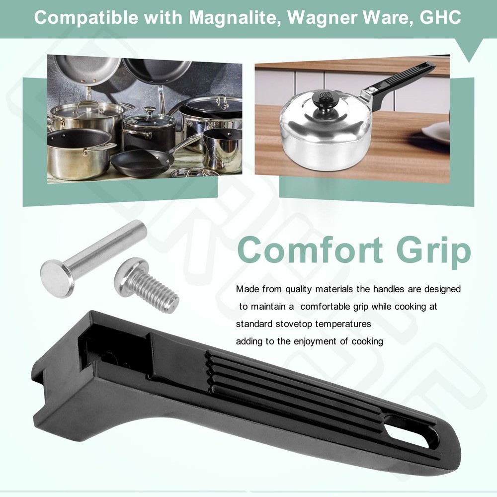 Cookware Pot Replacement Handles for Magnalite, Wagner Ware, GHC