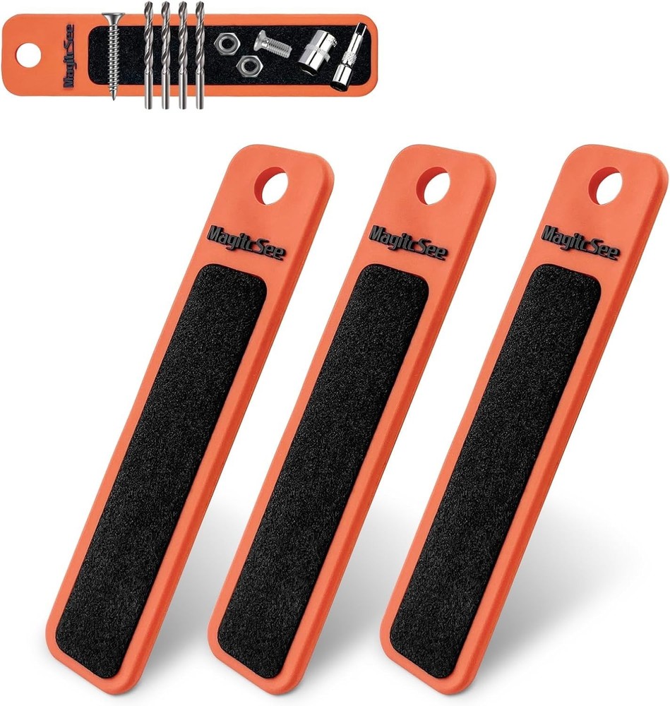Double-Sided Slim Magnetic Tool Grip Mat for Organization and Storage-Keep To...