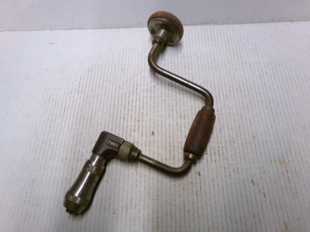Millers Falls 10" Bit Brace Hand Drill Woodworking Tool