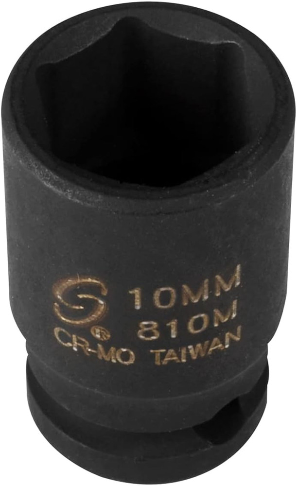 Sunex 810M 1/4-Inch Drive 10-Mm Impact Socket