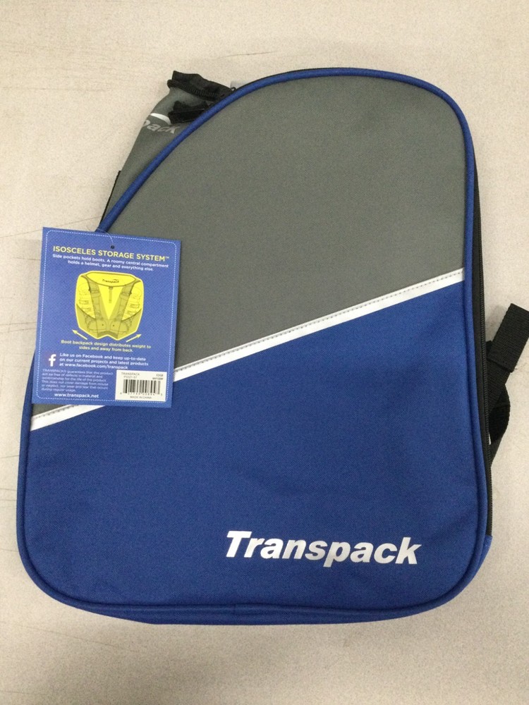 Transpack Edge Boot Bag, Gray/Navy